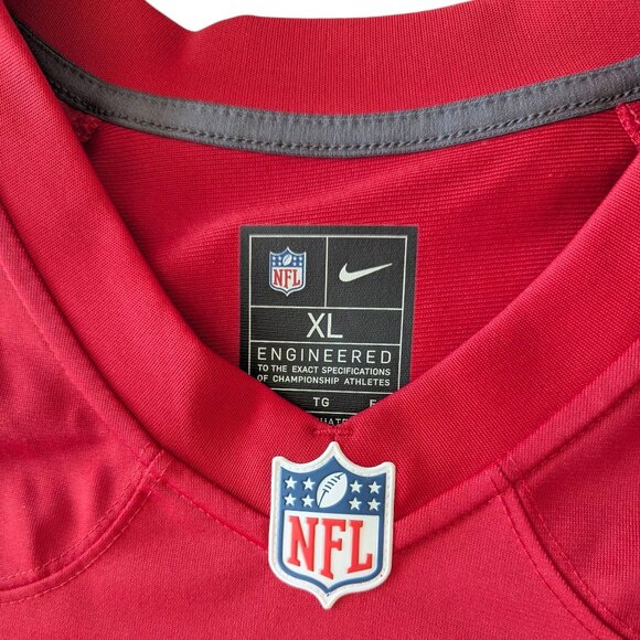 NIKE San Francisco 49'ers Authentic - Pro-Style Jersey #49 Davis - Men's Size XL - Picture 4 of 9